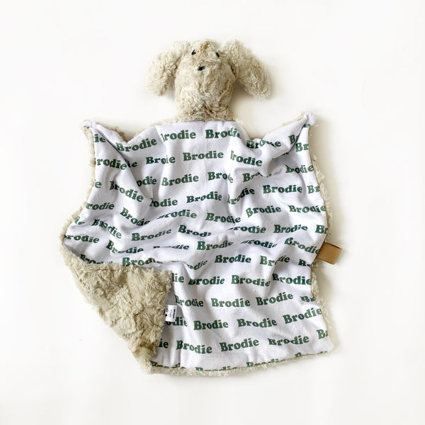 Puppy Lovey - Personalized Name Repeat - Dotboxed