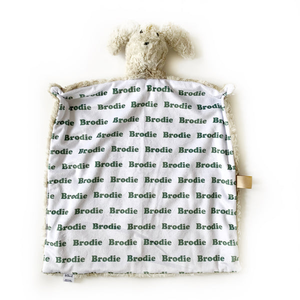 Puppy Lovey - Personalized Name Repeat - Dotboxed
