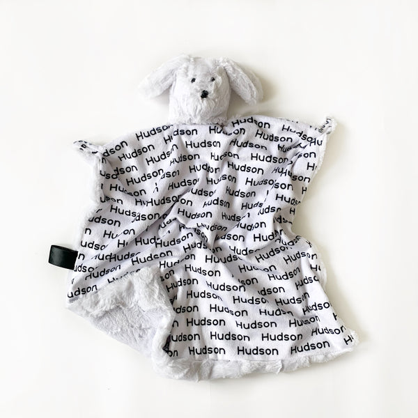 Puppy Lovey - Personalized Name Repeat - Dotboxed