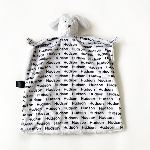 Puppy Lovey - Personalized Name Repeat - Dotboxed