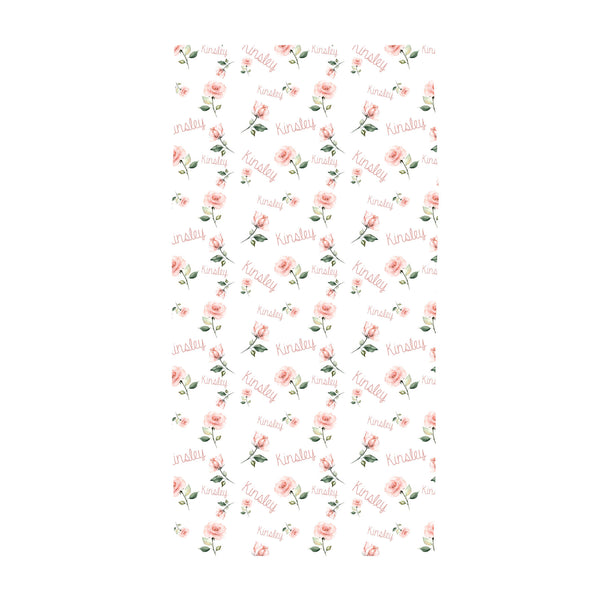 Personalized Name - Beach Towel with Large Centered Name - Dotboxed