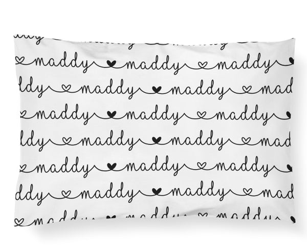 "MADDY" Pillowcase - Hearts Collection - Dotboxed
