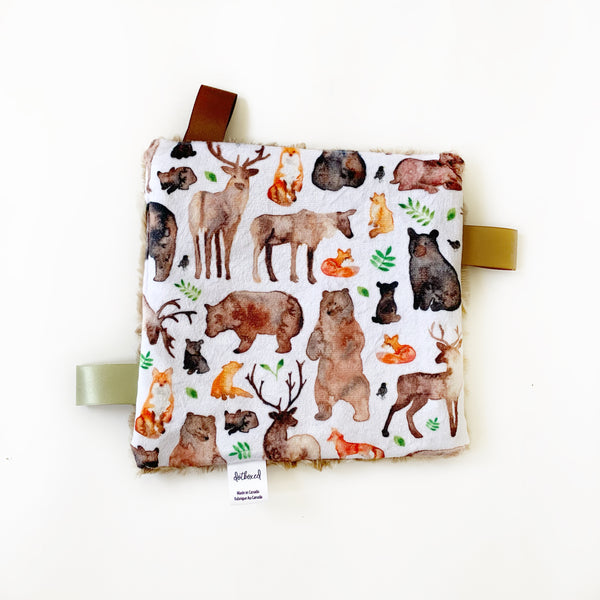Crinkle Lovey - Woodland Animals