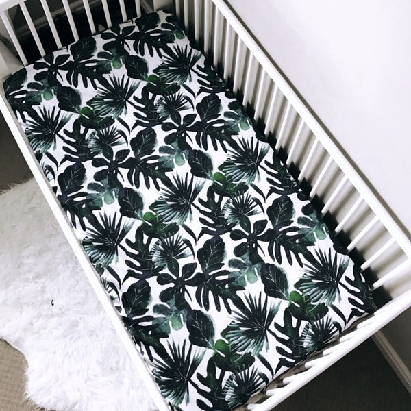 CRIB SHEET / CHANGE PAD COVER - TROPICAL - Dotboxed