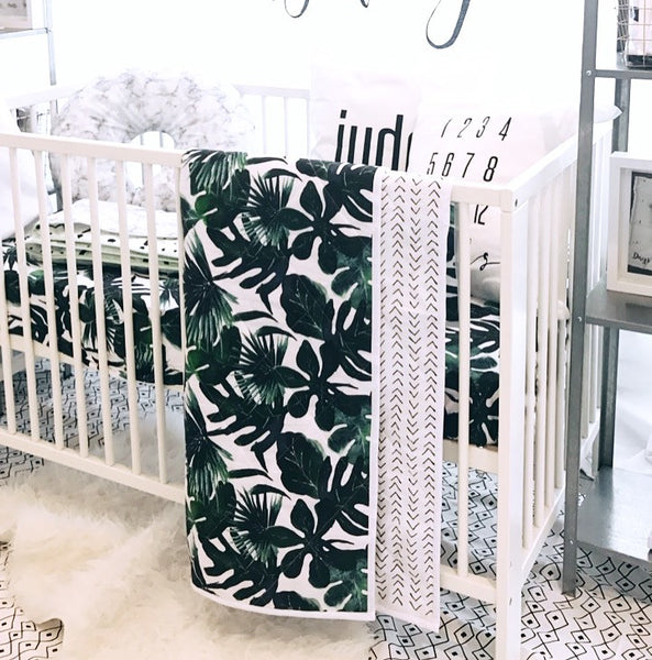 CRIB SHEET / CHANGE PAD COVER - TROPICAL - Dotboxed