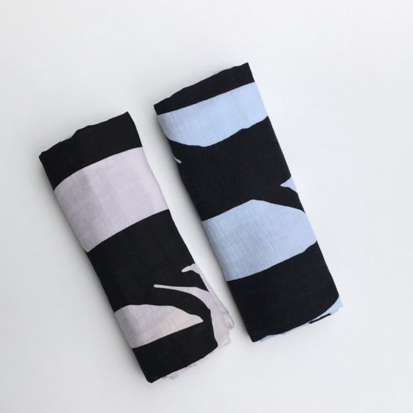 MUSLIN SWADDLE BLANKET - HAND DYED THIS IS LOVE - Dotboxed