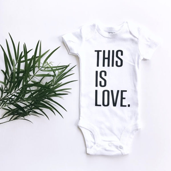 This Is Love (bold font) - BODYSUIT - Dotboxed