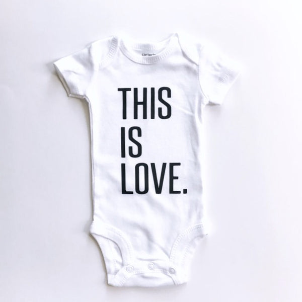 IMPERFECT This Is Love (bold font) - BODYSUIT - Dotboxed