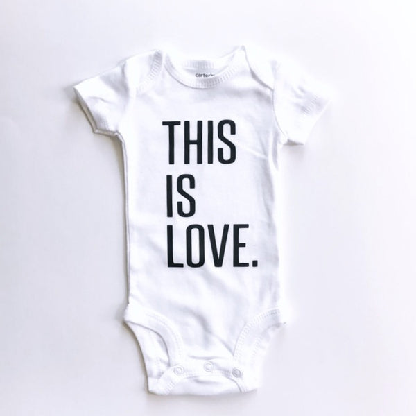 This Is Love (bold font) - BODYSUIT - Dotboxed