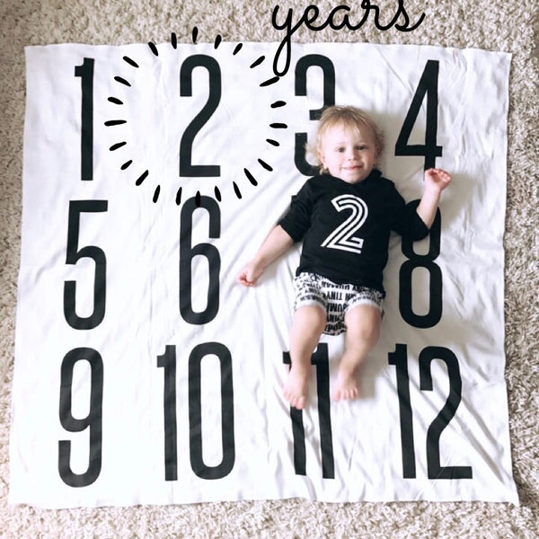 Copy of ANNIVERSARY BLANKET - BIG + BOLD NUMBERS - Dotboxed