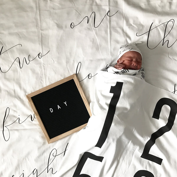 Copy of ANNIVERSARY BLANKET - BIG + BOLD NUMBERS - Dotboxed