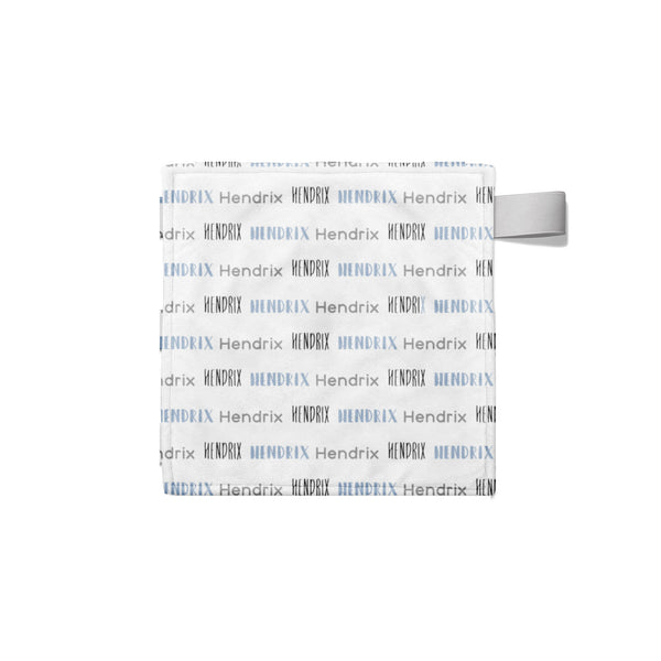Personalized Name Lovey Blanket - MULTI FONT REPEAT - Dotboxed