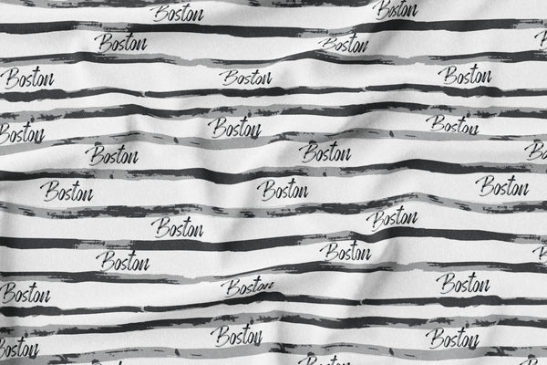 Personalized Name Blanket - Watercolor Black Stripes - Dotboxed