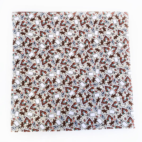 Lovey Blanket - Christmas Dinosaurs in Emerald and Pine - Dotboxed