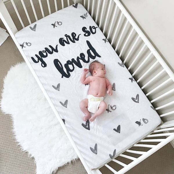 CRIB SHEET - YOU ARE SO LOVED - Dotboxed