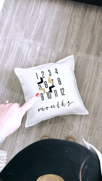 MILESTONE PILLOW ONE OF A KIND - MONTHS - Wholesale - Dotboxed
