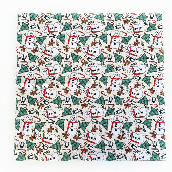 Lovey Blanket - Christmas Dinosaurs in Emerald and Pine - Dotboxed
