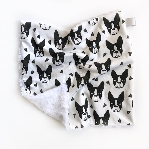 Lovey Blanket - Boston Terrier - Dotboxed
