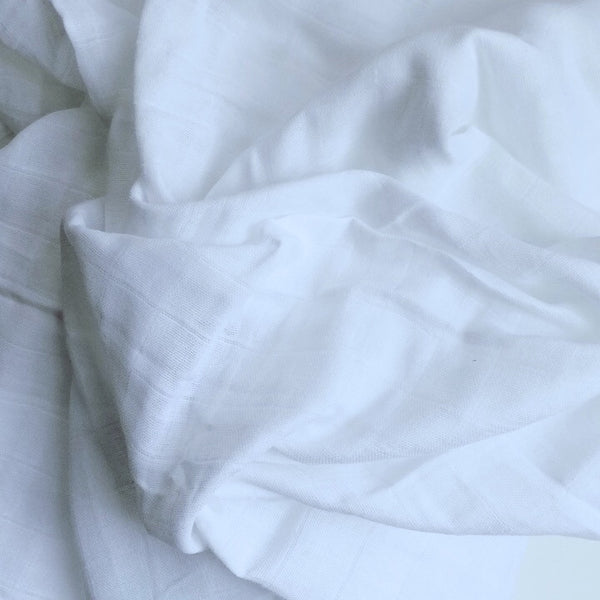 MUSLIN SWADDLE BLANKET - CROSS HAND STAMPED - Dotboxed