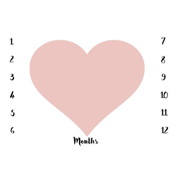 ANNIVERSARY BLANKET - LARGE HEART - Dotboxed