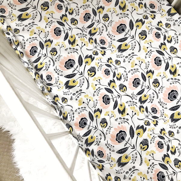 Crib Sheet - Floras Oasis - Dotboxed