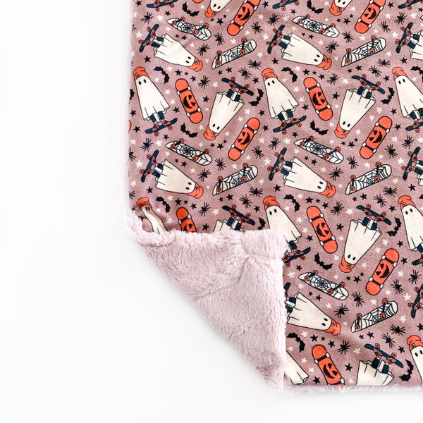 Lovey Blanket -  Skateboard Ghosts - Dotboxed