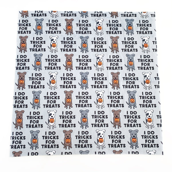 Lovey Blanket -  I Do Tricks for Treats Pups on Grey
