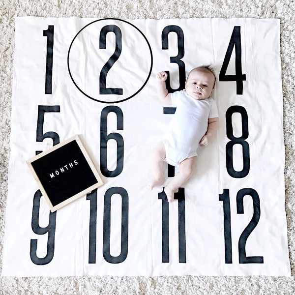 ANNIVERSARY BLANKET - BIG + BOLD NUMBERS - Wholesale - Dotboxed