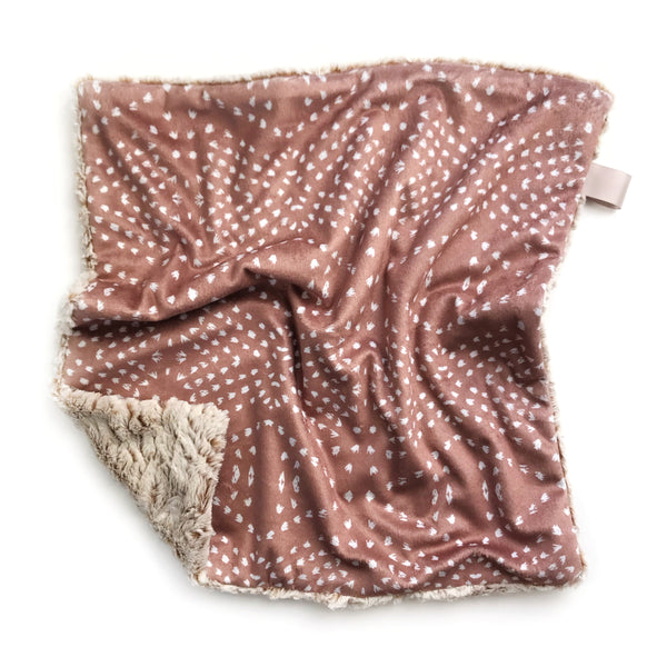 Lovey Blanket - Dark Blush Boho Tile - Dotboxed
