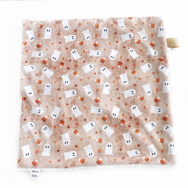 Lovey Blanket -  Ghosts & Candy Corn on Vintage