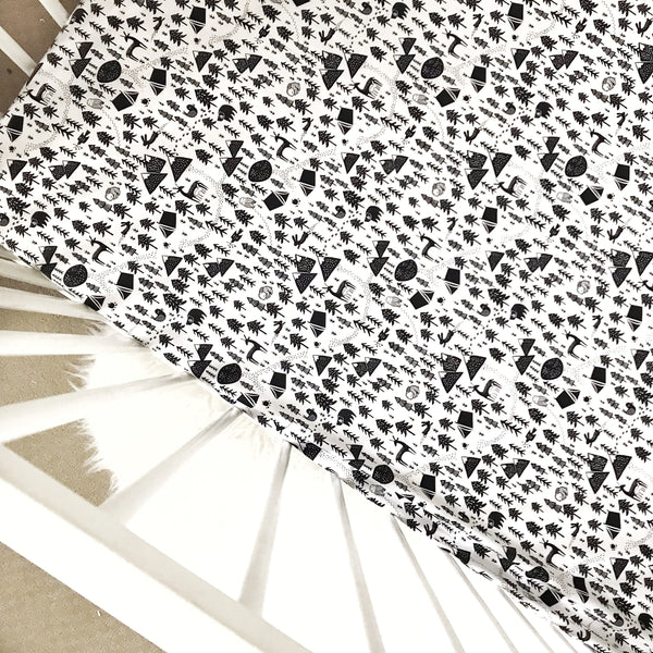 Crib Sheet - Woodland Forest - Dotboxed
