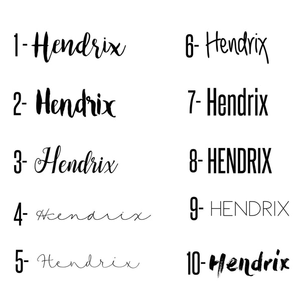 PERSONALIZED NAME BLANKET - SCATTERED NAME IN SWADDLE SIZE - Dotboxed
