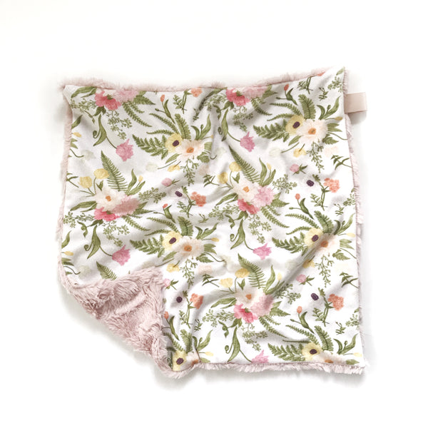 Lovey Blanket - Blushing Vintage Floral - Dotboxed
