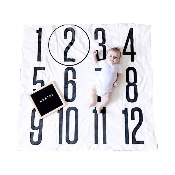 ANNIVERSARY BLANKET - BIG + BOLD NUMBERS - Wholesale - Dotboxed