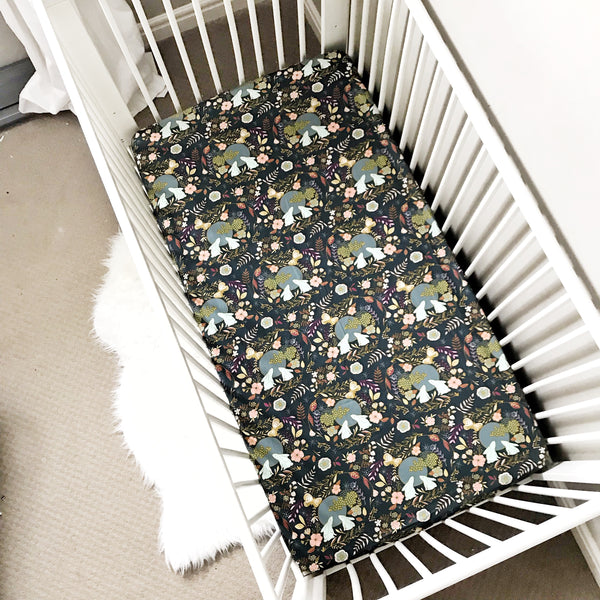 Crib Sheet - Nightfall Moon Stories - Dotboxed